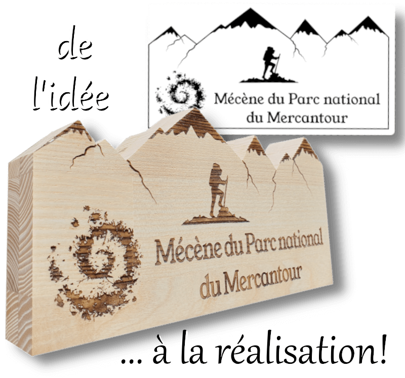 image titre decommande personnalisée fait par Bernard Caillet à l'atelier du Mercantour