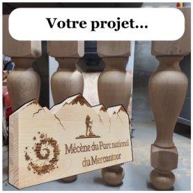 réalisation personnalisée, commande réalisées à Saint Martin Vésubie à l'Atelier du Mercantour